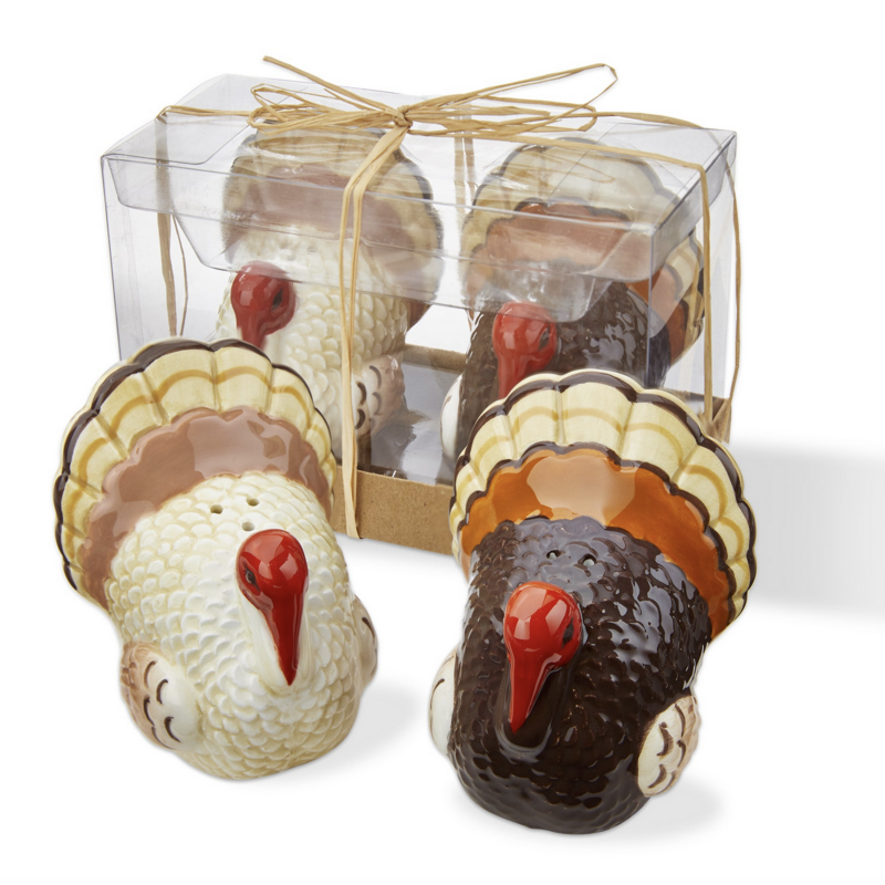 Turkey Salt and Pepper Shakers - Set of 2