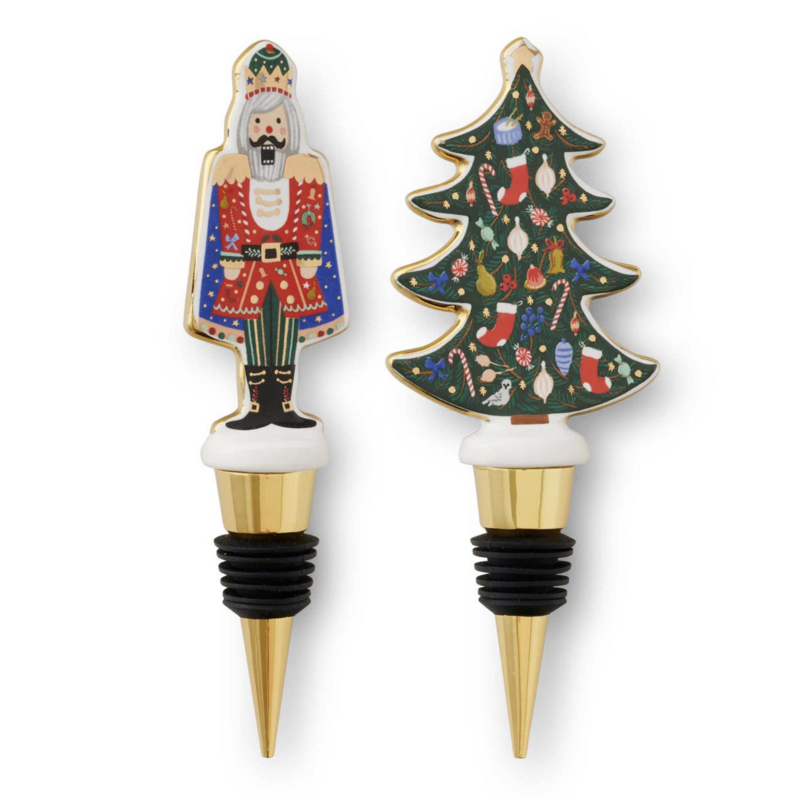Nutcracker Wine Stopper Set