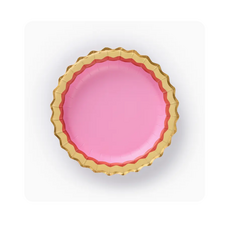 Rainbow Ric Rac Assorted Dessert Plate Set