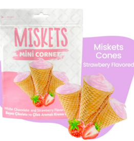 Milky Chocolate Strawberry Mini Cones