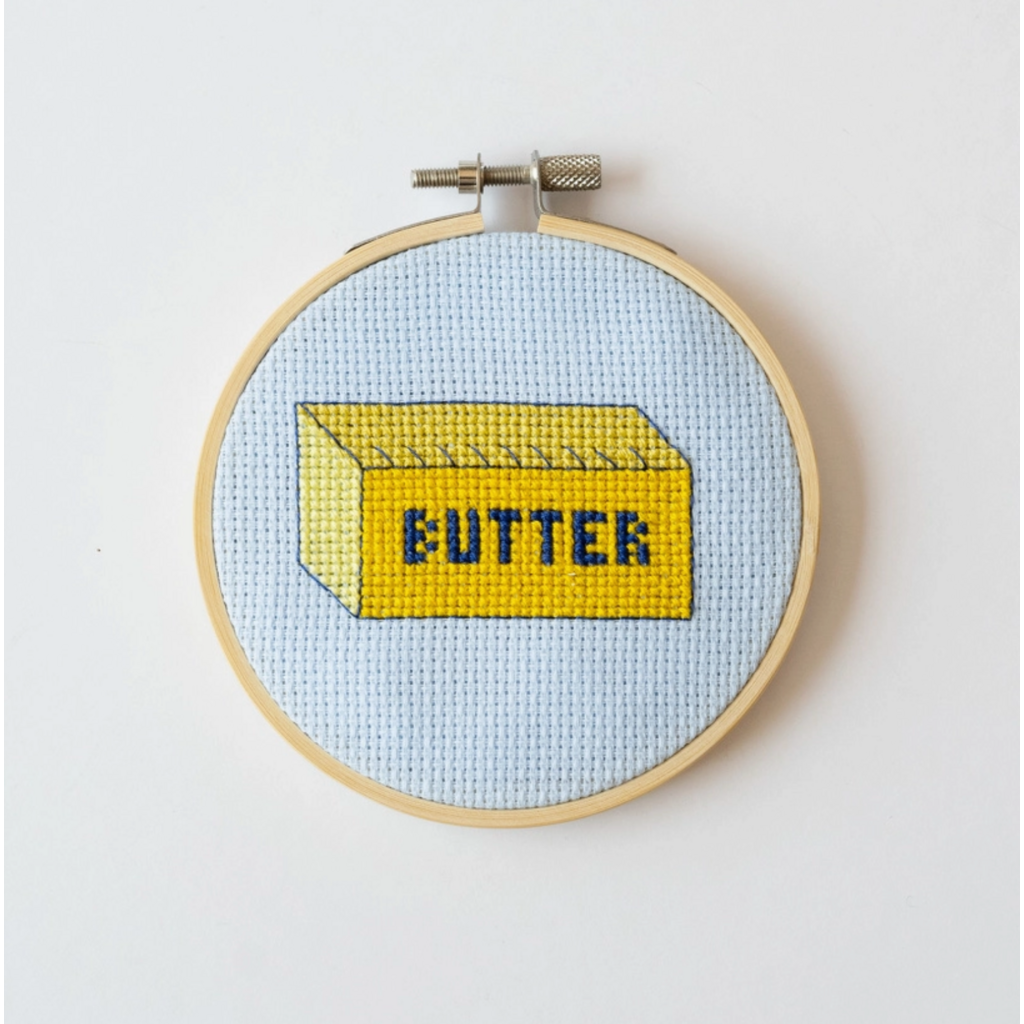 Butter Cross Stitch  Kit