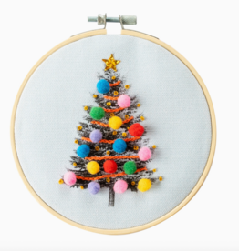 Christmas Tree Embroidery Hoop Kit