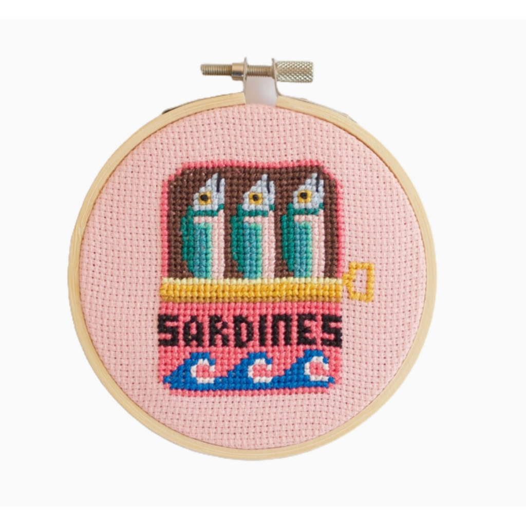 Sardines Cross Stitch Kit