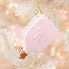 Pickleball Paddle Christmas Ornament - Pretty in Pinkleball