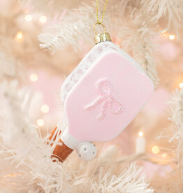 Pickleball Paddle Christmas Ornament - Pretty in Pinkleball