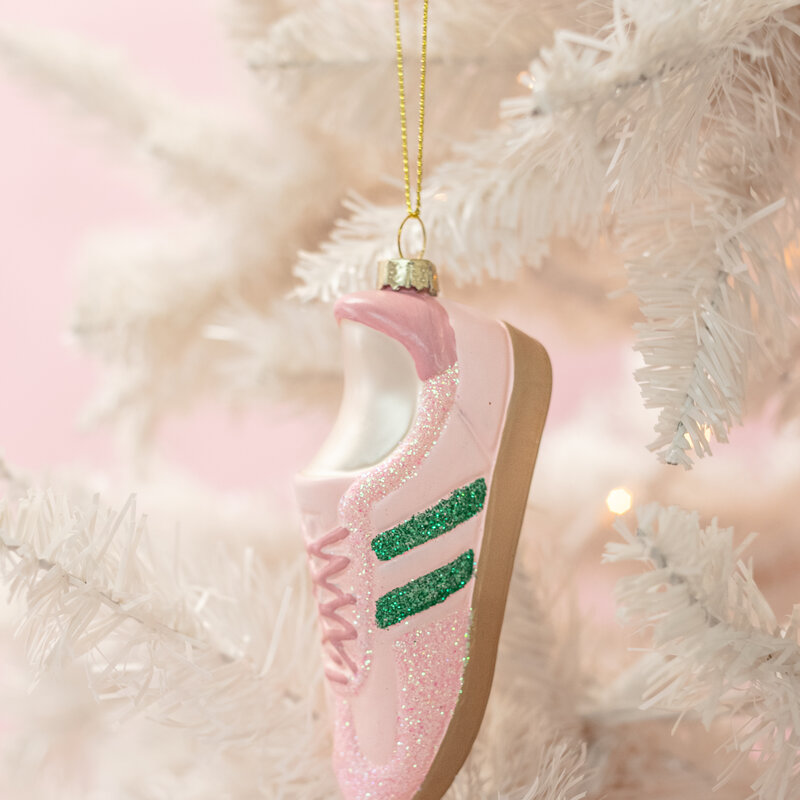 Pink Kicks Sneaker Ornament