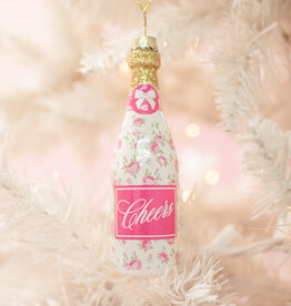 Champagne Floral Fizz Ornament