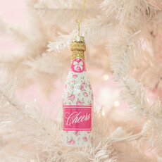Champagne Floral Fizz Ornament