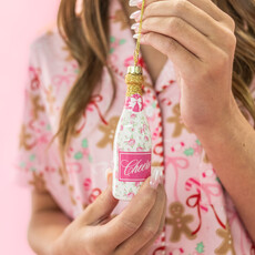 Champagne Floral Fizz Ornament