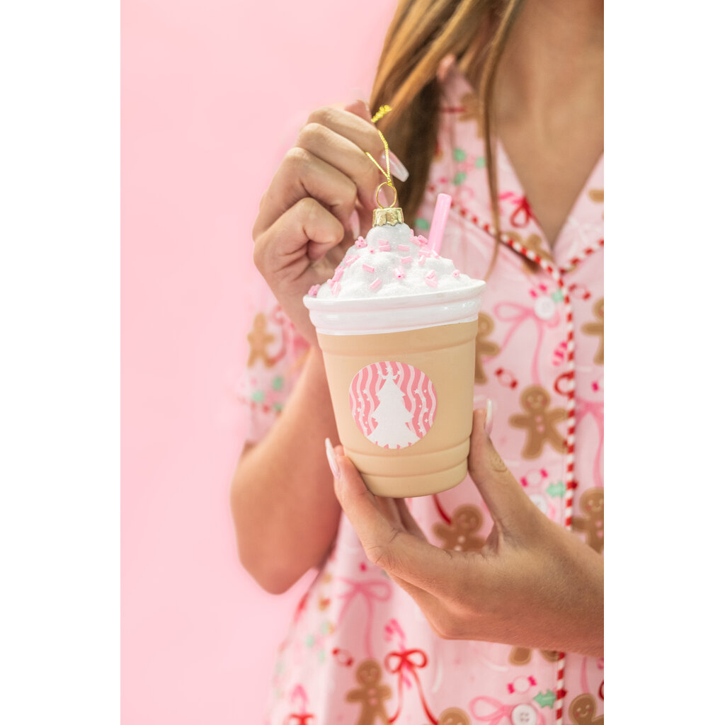 Frappe All The Way Coffee Ornament