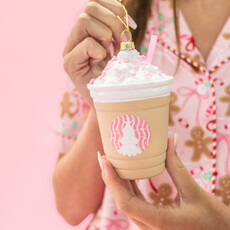 Frappe All The Way Coffee Ornament