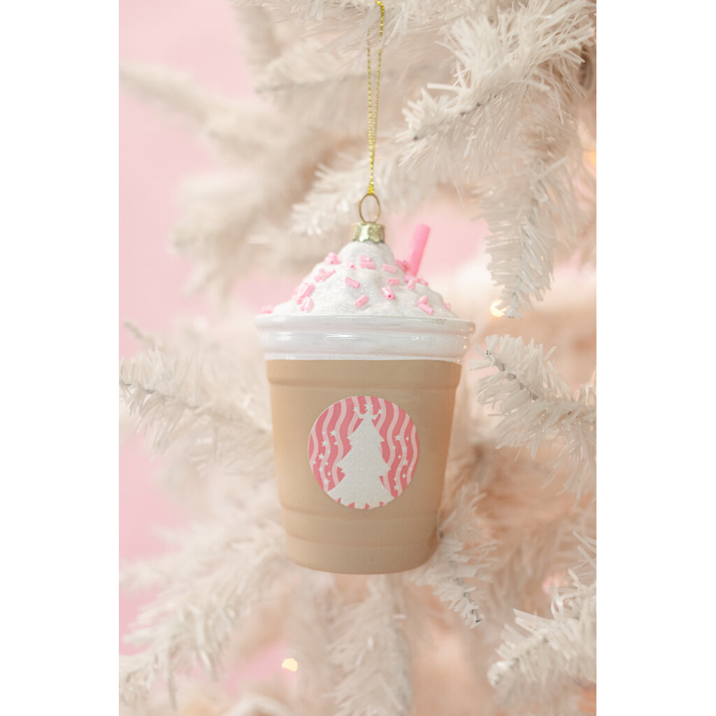 Frappe All The Way Coffee Ornament