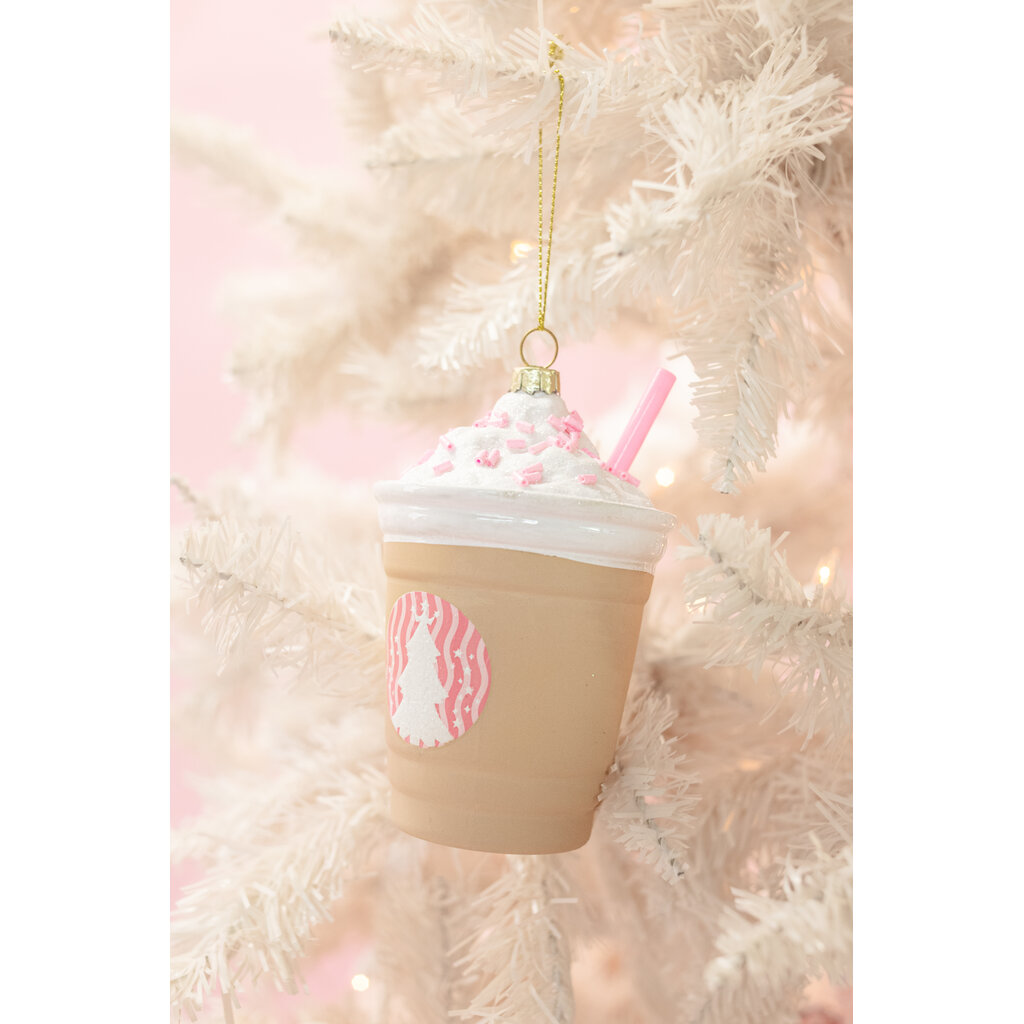 Frappe All The Way Coffee Ornament