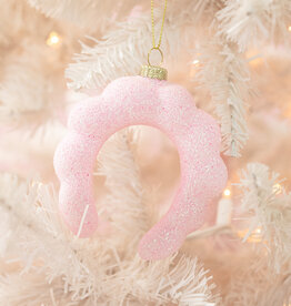 Pink Glitter Spa Headband Christmas Ornament