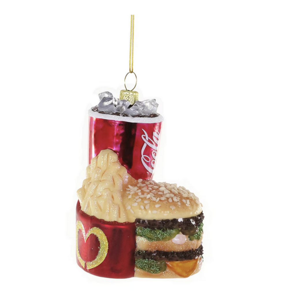 Fast Food Burger Ornament