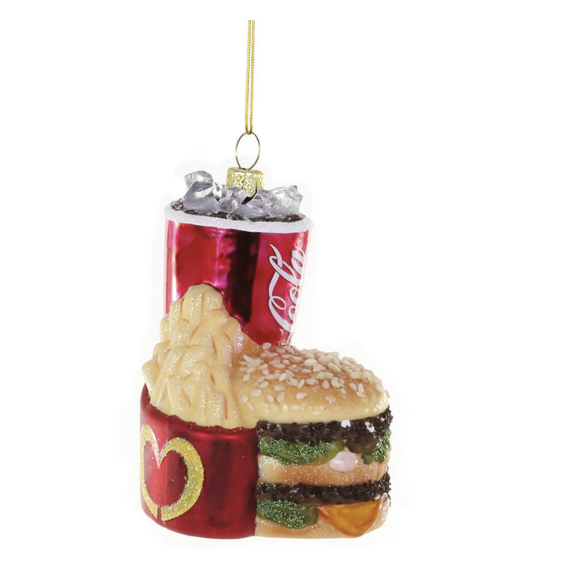 Fast Food Burger Ornament