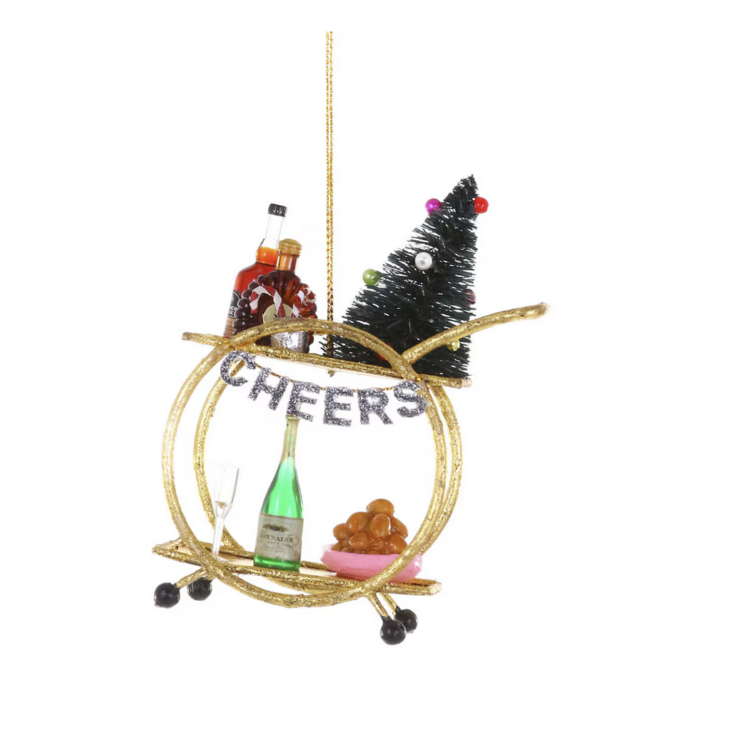 Holiday Bar Cart Ornament