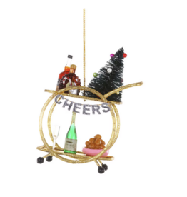 Holiday Bar Cart Ornament