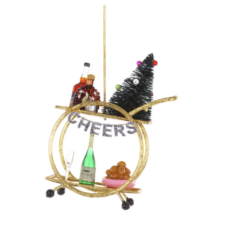 Holiday Bar Cart Ornament
