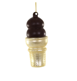 Chocolate Dipped Cone Ornament