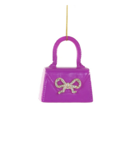 Pink Bow Bag Ornament