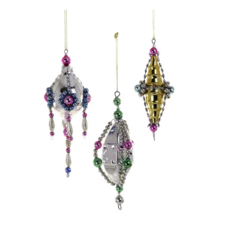 Beaded Whimsy Droplet Ornament