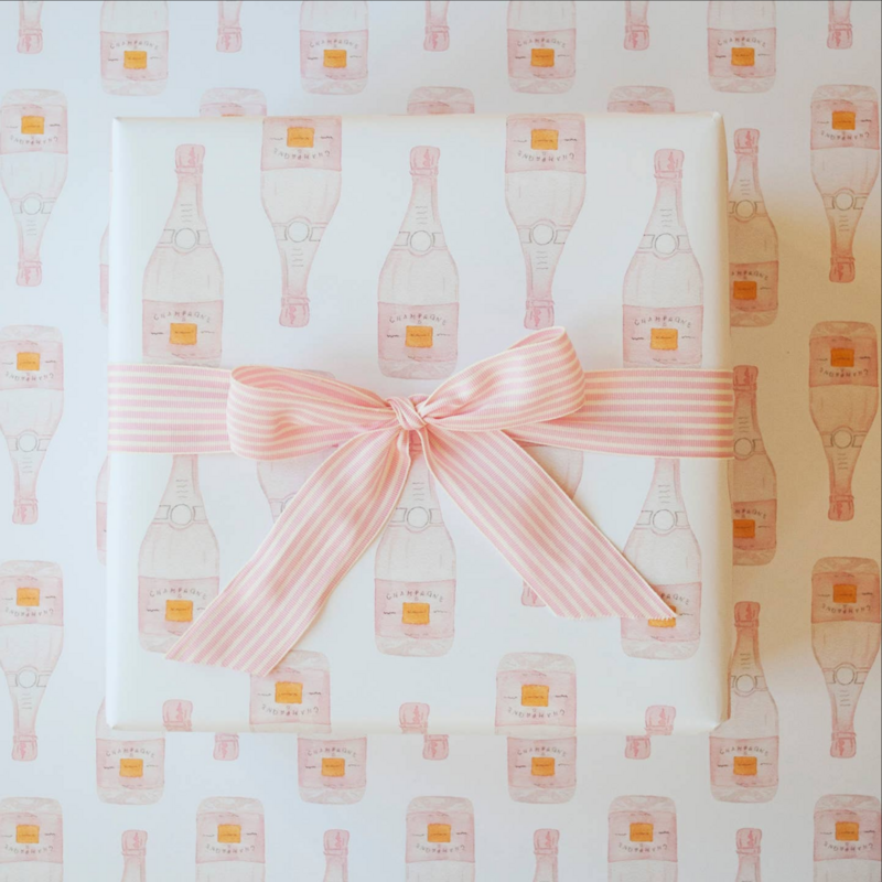 Rosé Gift Wrap - 5 Sheets/Roll