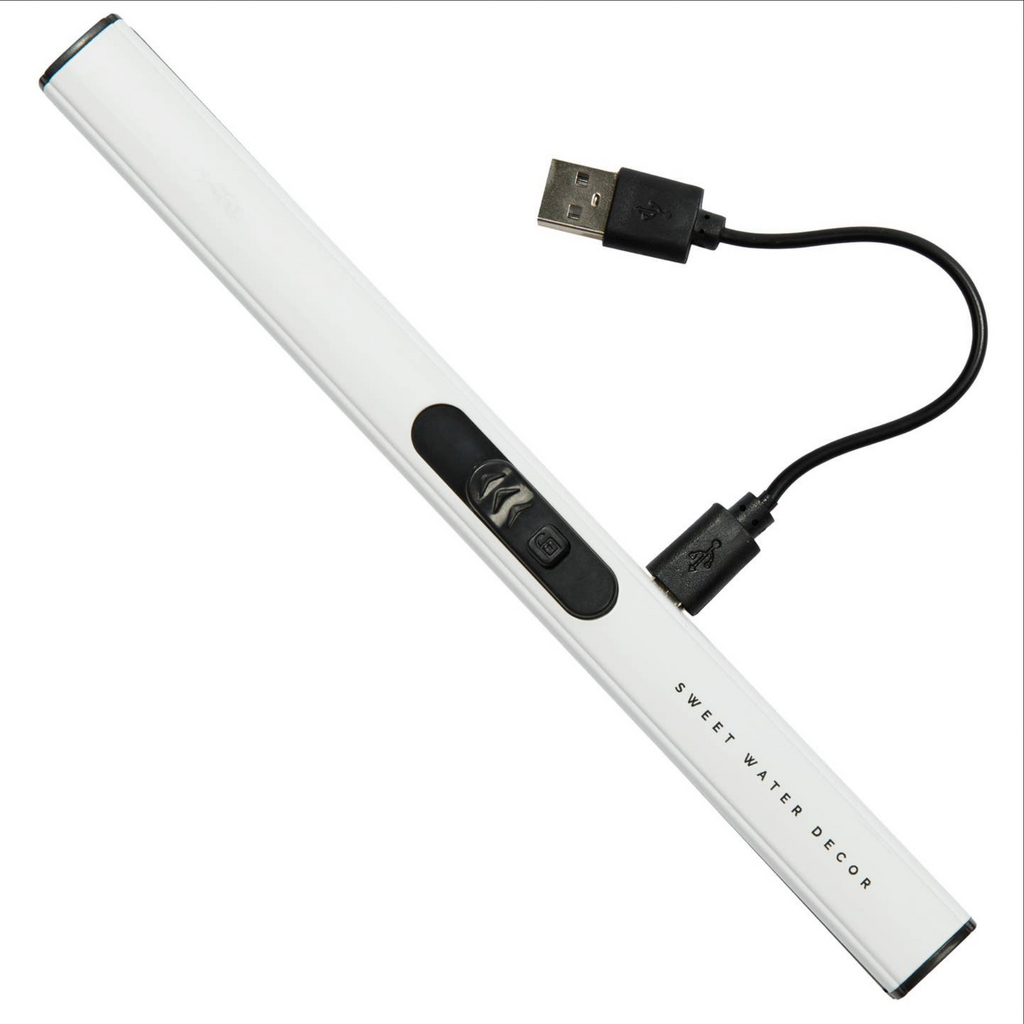 White Rechargeable Electric Lighter