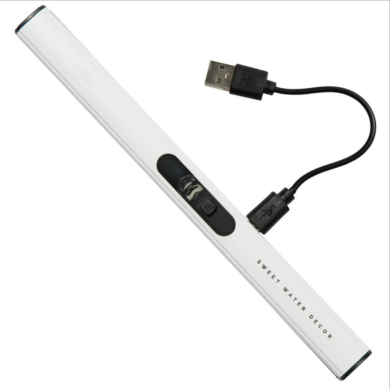 White Rechargeable Electric Lighter