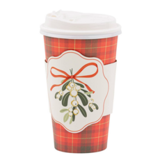 Mistletoe Plaid To Go Cups