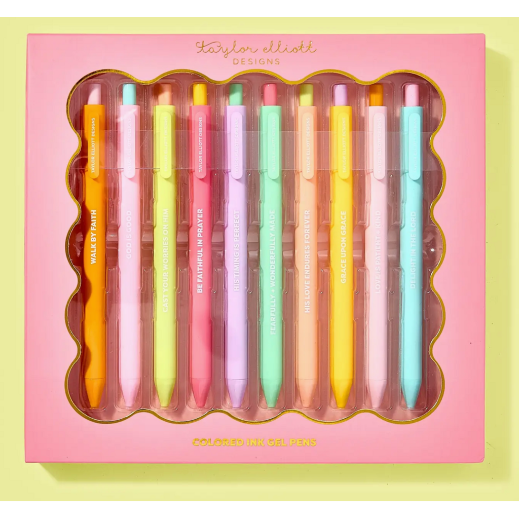 Faith Motivational Gel Pen Set