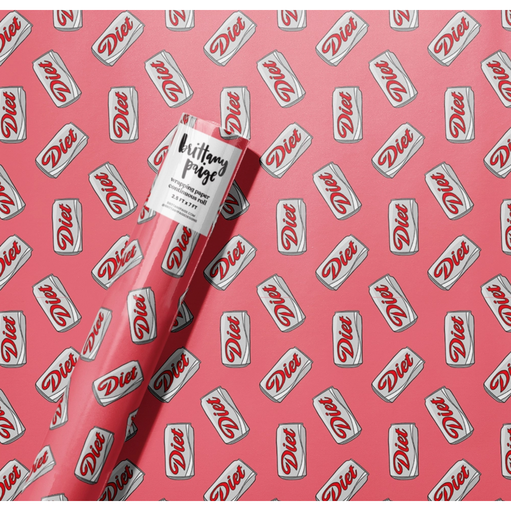 Diet Soda Can Wrapping Roll