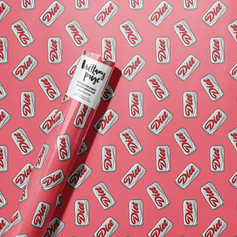 Diet Soda Can Wrapping Roll