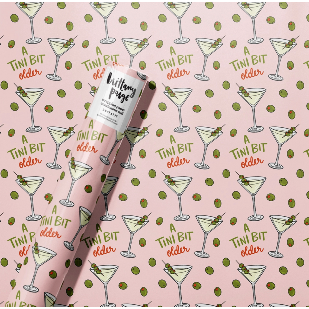 Dirty Olive Martini Wrapping Roll