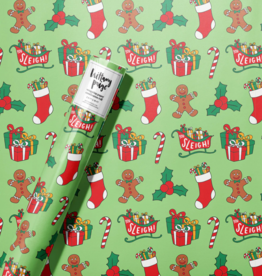 Traditional Christmas Wrapping Roll