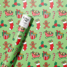 Traditional Christmas Wrapping Roll
