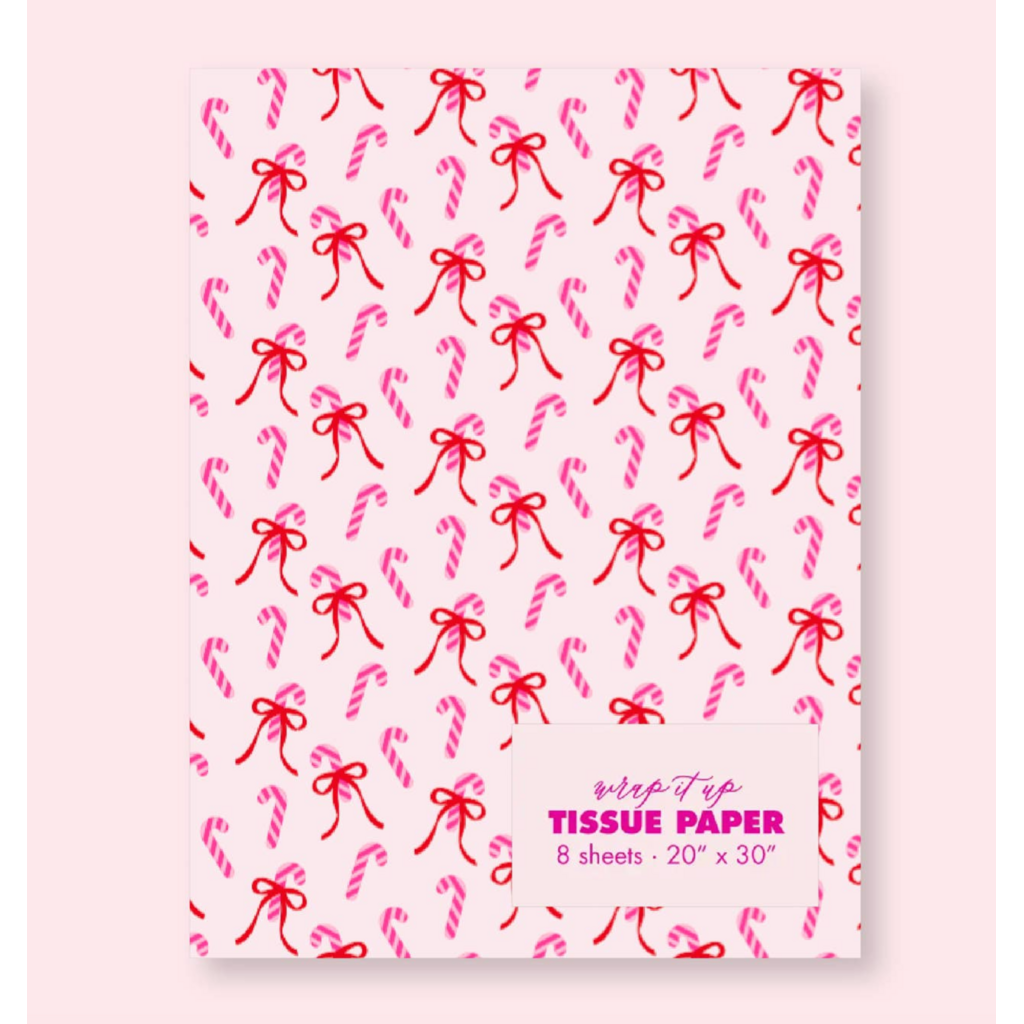 Merry Minty Peppermint Christmas Tissue Paper Pack 8 Sheets