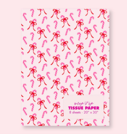 Merry Minty Peppermint Christmas Tissue Paper Pack 8 Sheets