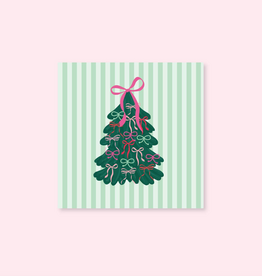 Tied Up in Bows - Christmas Cocktail Beverage Napkins Set 20