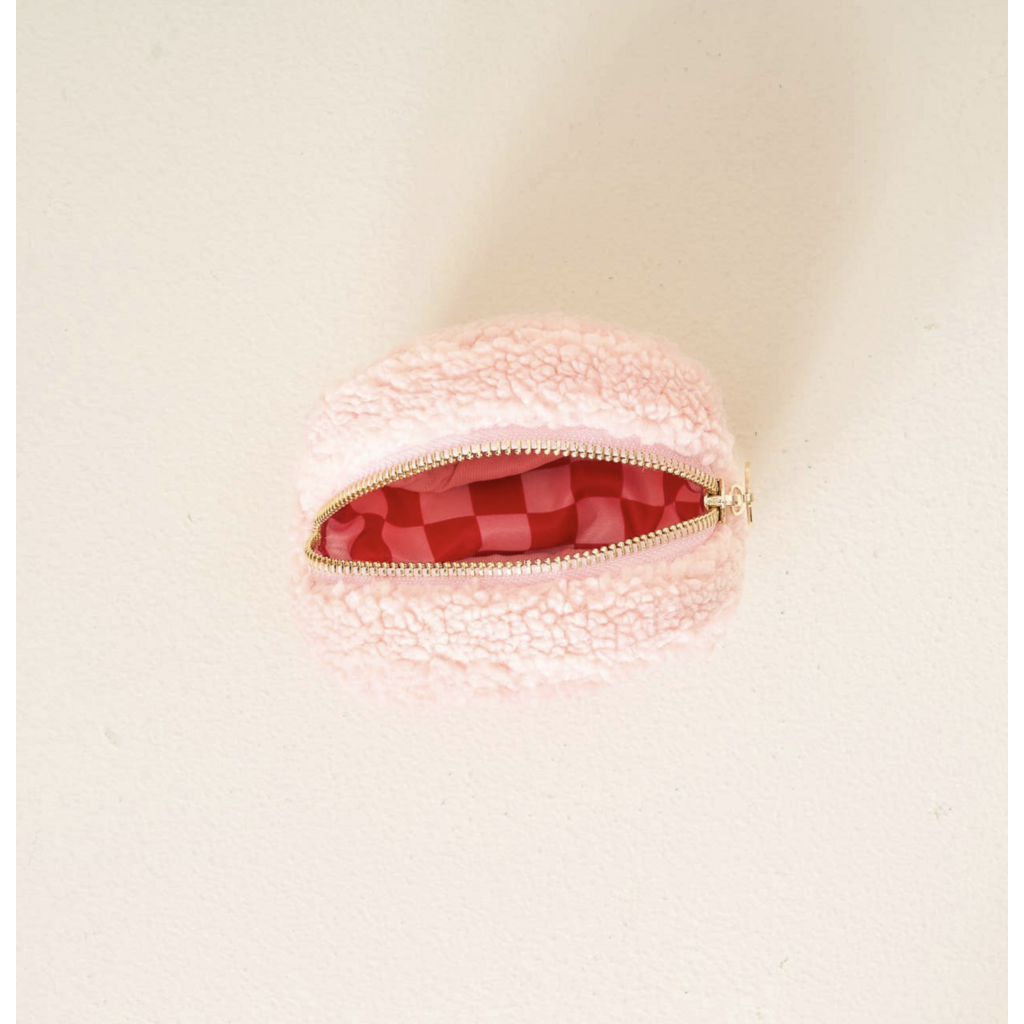 Candy Cane Teddy Pouch