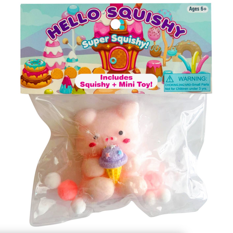 Zaba Hello Super Squishy Pig with Mini Toy