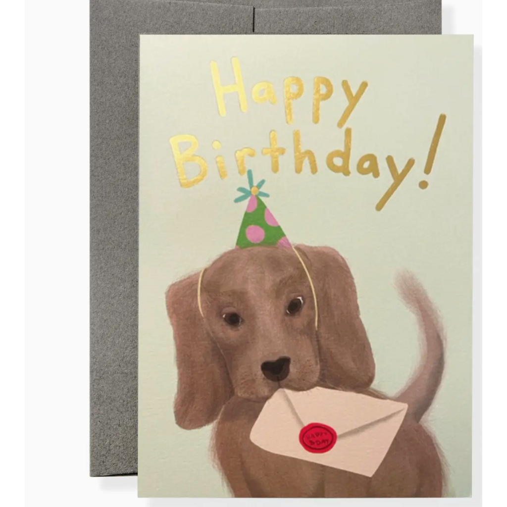 Dog Birthday Greeting Card