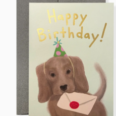 Dog Birthday Greeting Card