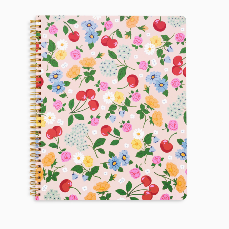 Rough Draft Large Notebook- Flowers and Fruit