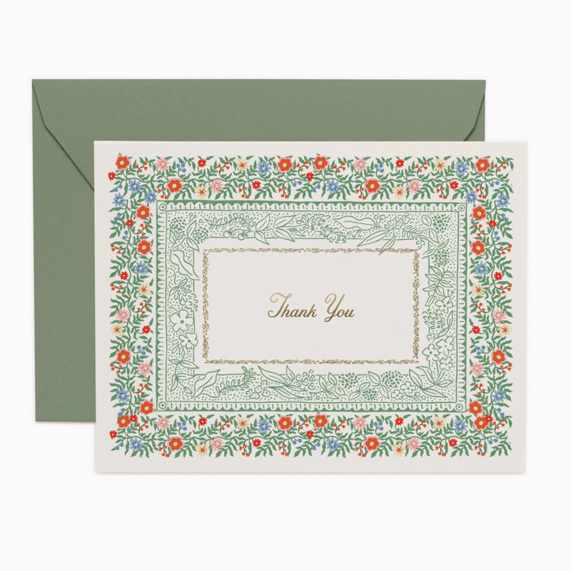 Rosette Thank You Cards Boxed Set