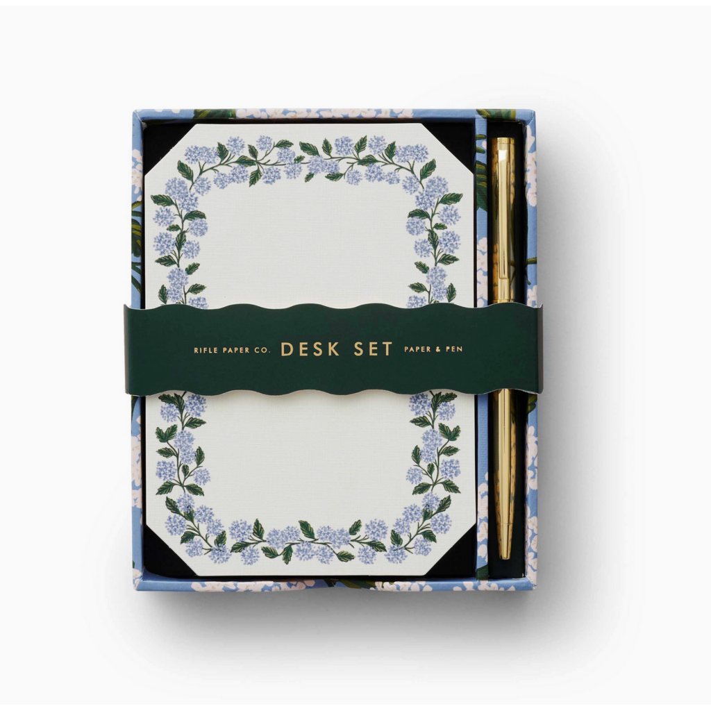 Hydrangea Note Writing Set