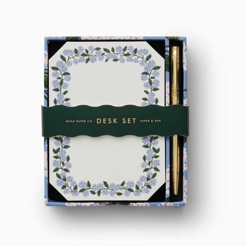 Hydrangea Note Writing Set