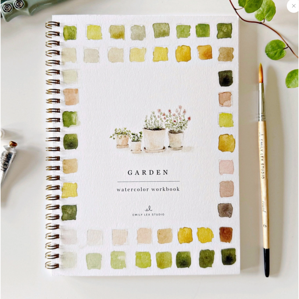 Garden Watercolor Workbook