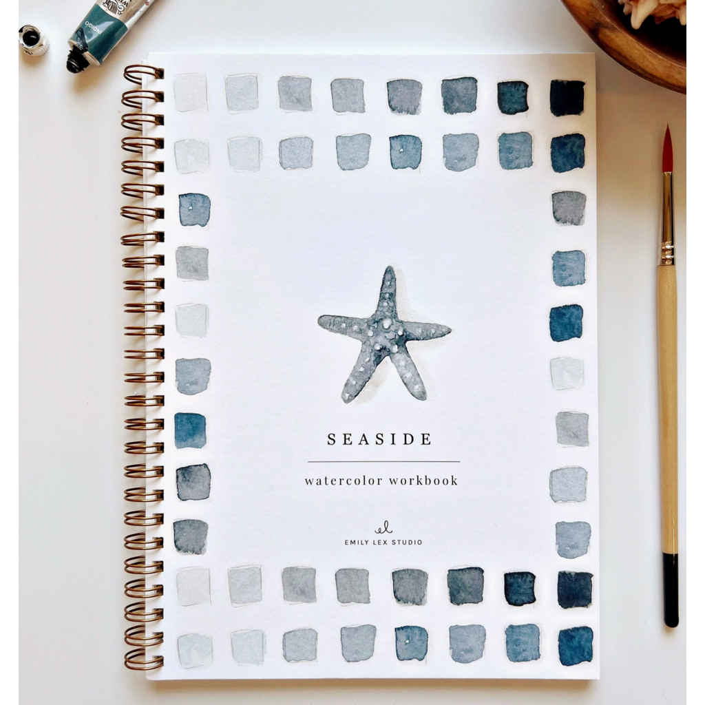 Seaside Watercolor Workbook