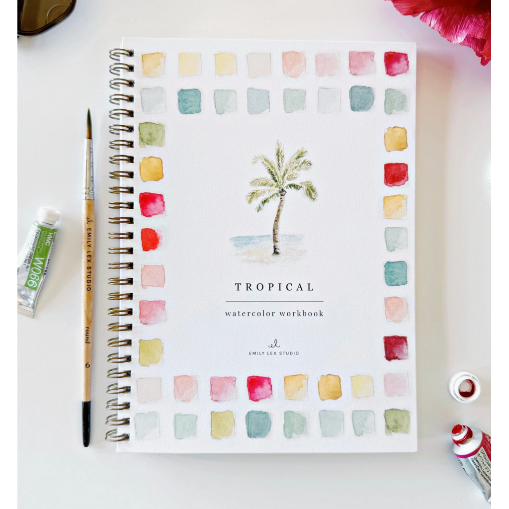 Tropical Watercolor Workbook